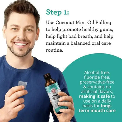 Coconut Mint Pulling Oil Mouthwash