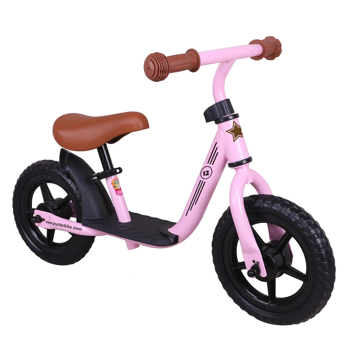 10"/12" Kids Balance Bike for Girls & Boys – Adjustable Seat & Footrest for Toddler Balance & Confidence