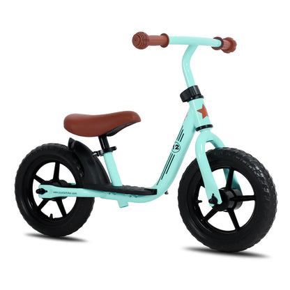 10"/12" Kids Balance Bike for Girls & Boys – Adjustable Seat & Footrest for Toddler Balance & Confidence