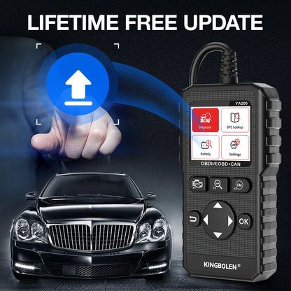 OBD2 Scanner | Multilingual Engine Code Reader, Voltage Test &amp; Free Lifetime Updates