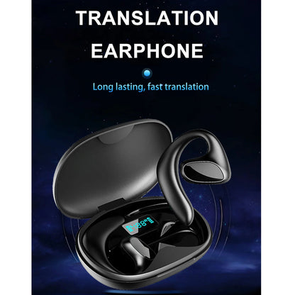 M8 Language Translator Earbuds Smart 144 Languages High Accuracy Wireless Bluetooth Two Way Translator Device