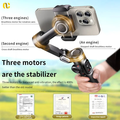 AOCHUAN 3-Axis Handheld Gimbal Stabilizer for Smartphone