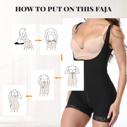 Colombianas Shapewear for Women | Seamless Triple Control Tummy & Thigh Slimmer Body Shaper