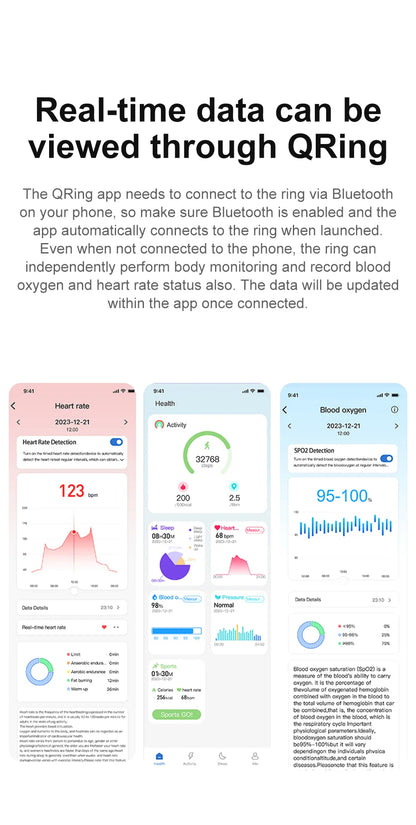 COLMI  Health Monitoring IP68 Smart Ring