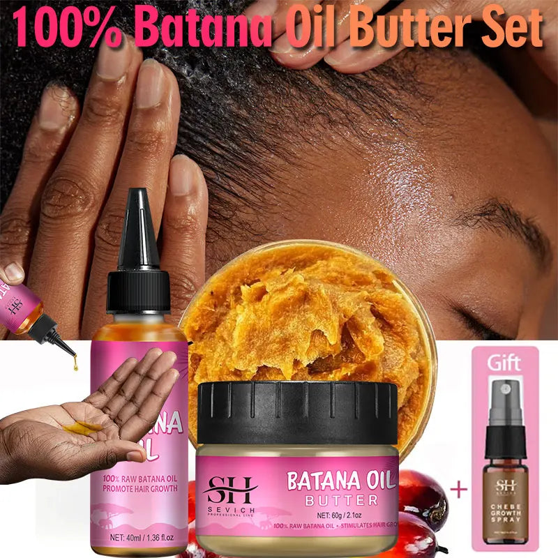 Natural 100% Pure Batana Oil Hair Growth and Hair Loss Treatment