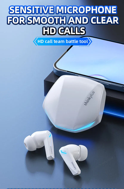 Lenovo Pro Bluetooth 5.3 Gaming Low Latency Transformer Headphones