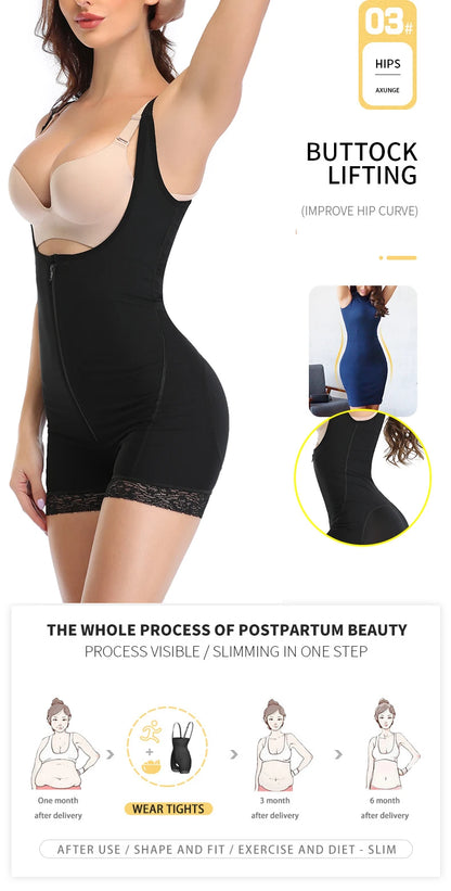 Colombianas Shapewear for Women | Seamless Triple Control Tummy & Thigh Slimmer Body Shaper