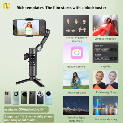 AOCHUAN 3-Axis Handheld Gimbal Stabilizer for Smartphone