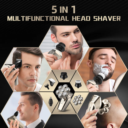 Electric 7 Blades Floating Razor & Hair Trimmer