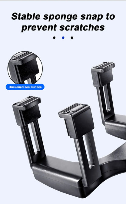 Rearview Mirror Phone Holder | 360° Rotation, Adjustable Stable Phone Mount for Car Navigation